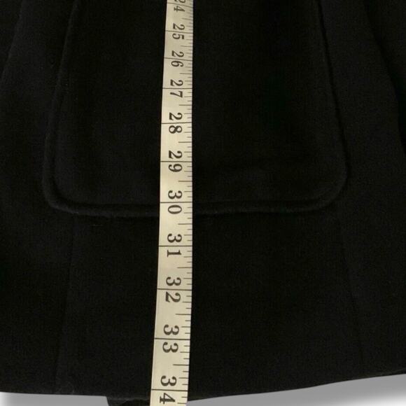 Jacqueline Conoir Wool Designer Coat Women's Sz 10 Modern Chic Jackie O Full Zip - Picture 10 of 10